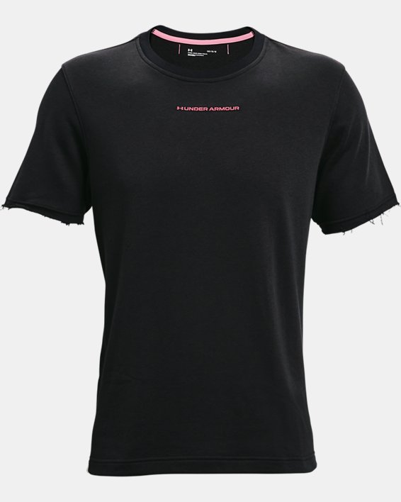Camiseta de manga corta UA Rival Terry AMP para hombre, Black, pdpMainDesktop image number 4
